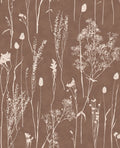Eijffinger behang Waterfront 300813 dried florals auburn