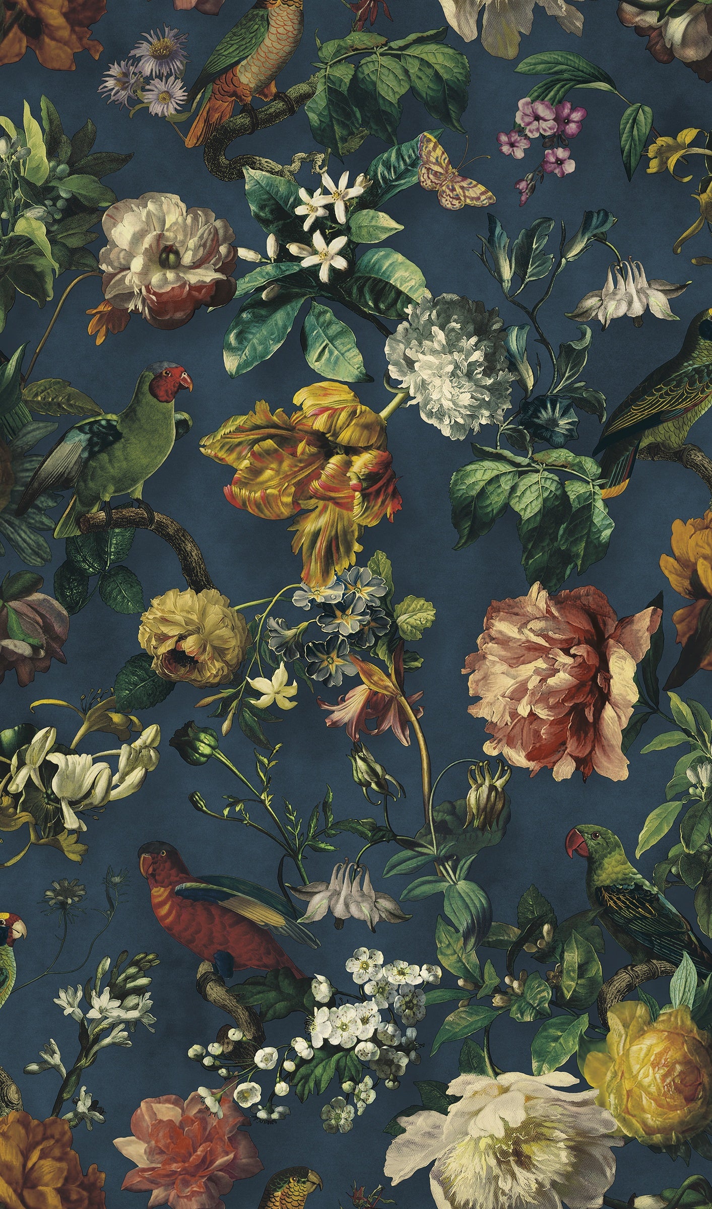 Eijffinger behang Museum 307306 midnight blue