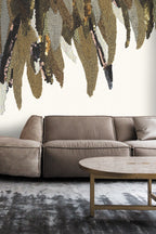 Eijffinger behang Museum 307407 fancy feather up in interieur