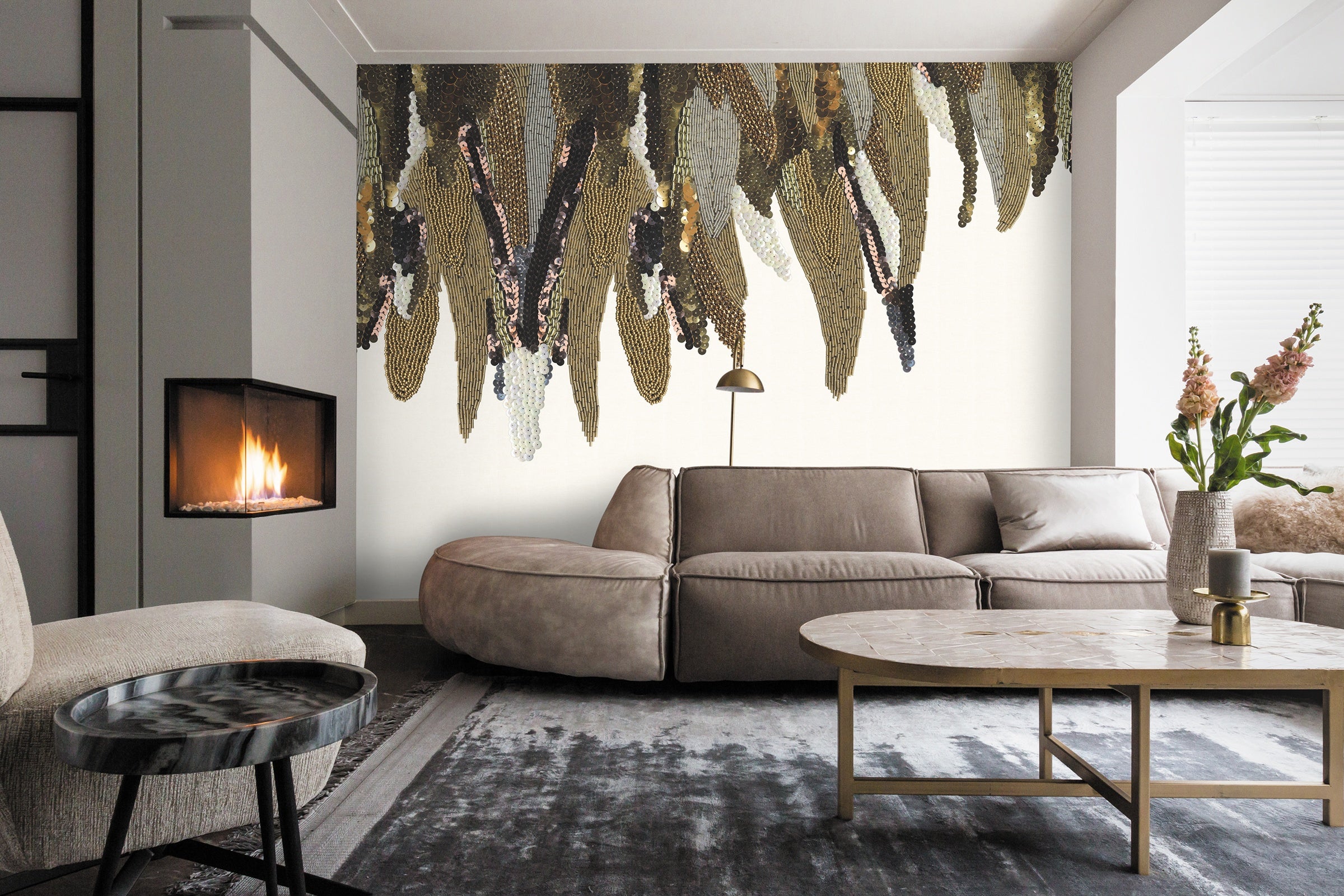 Eijffinger behang Museum 307410 in interieur