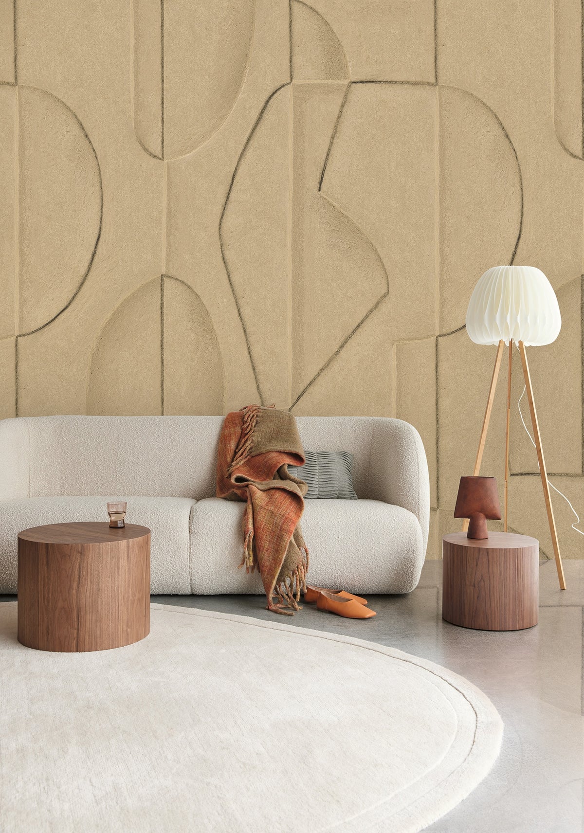 Eijffinger behang Artifact 312481 in interieur