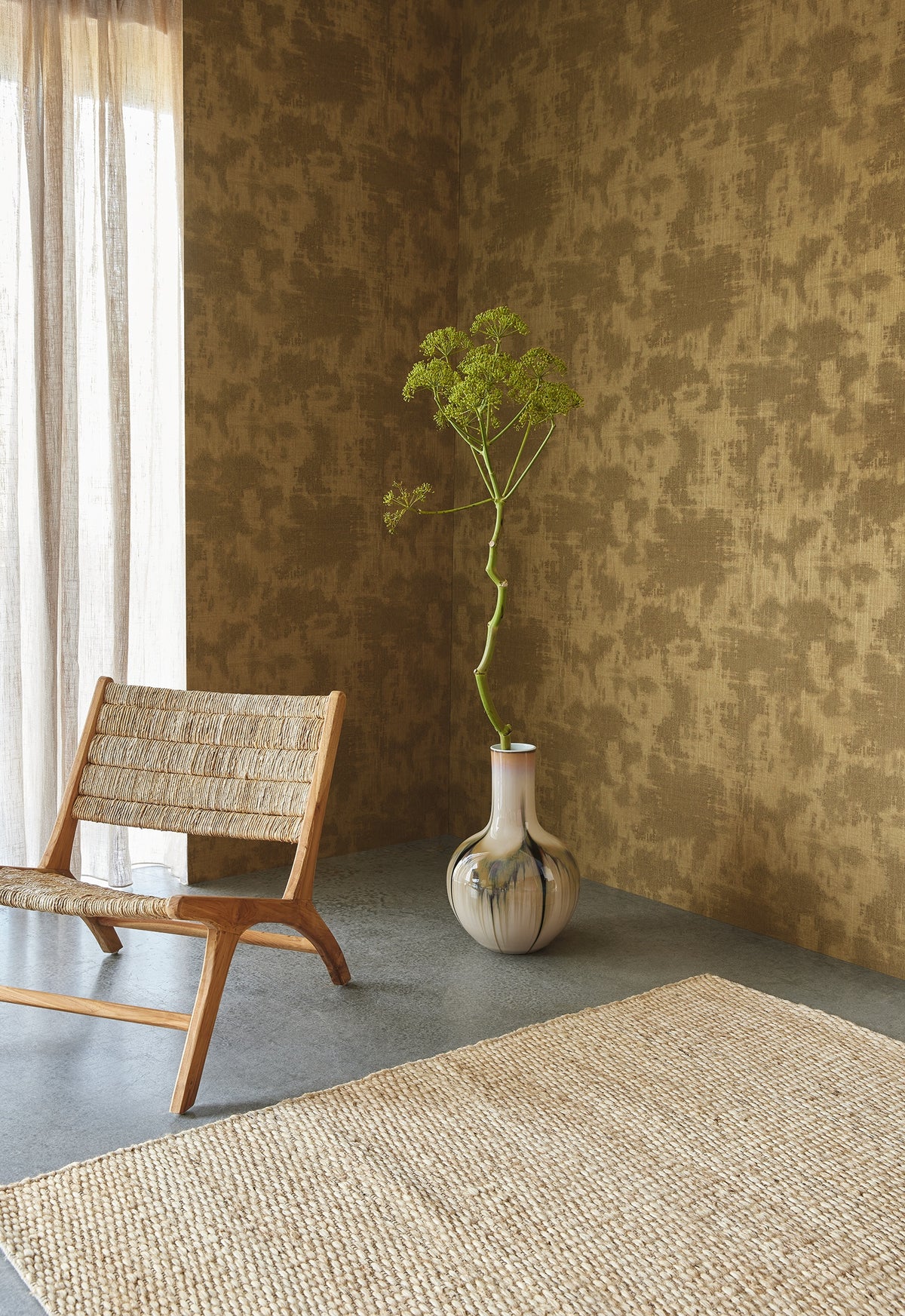 Eijffinger behang Canvas 313525 in interieur