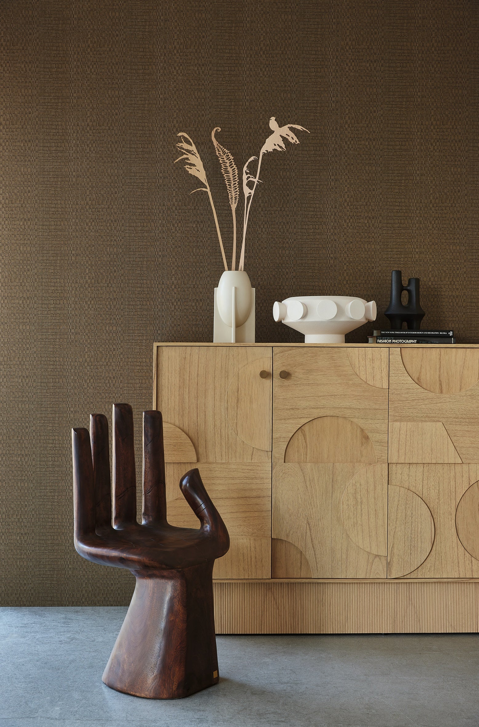 Eijffinger behang Canvas 313533 in interieur