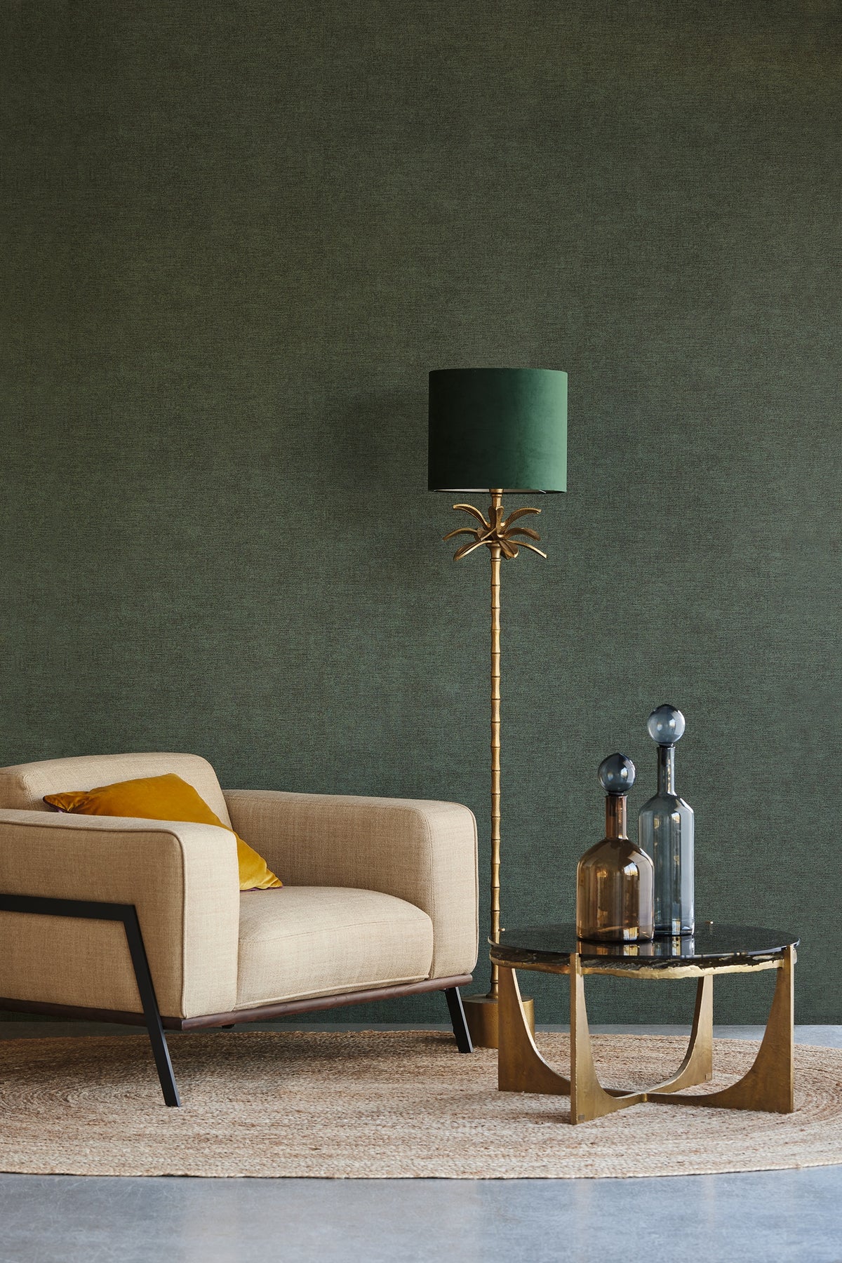 Eijffinger behang Canvas 313556 in interieur