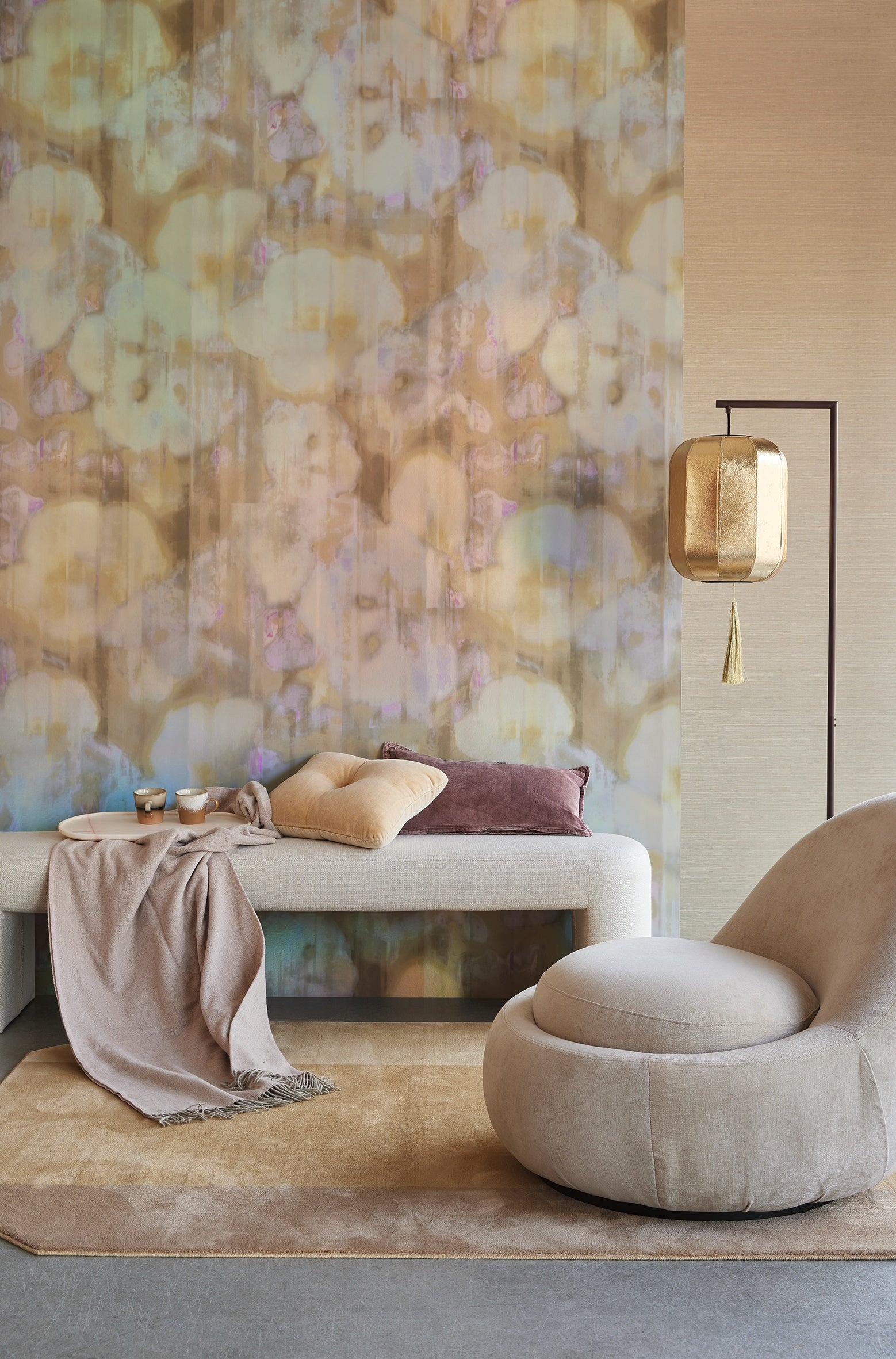 Eijffinger behang Canvas 313573 in interieur