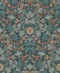 Eijffinger behang Posy 316001 strawberry fields teal