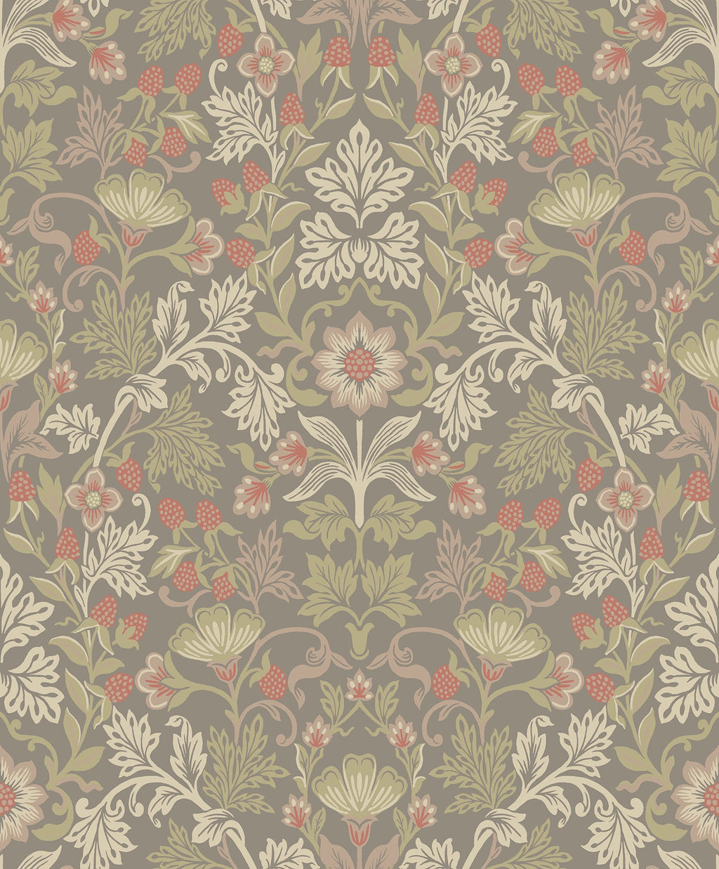 Eijffinger behang Posy 316007 strawberry fields taupe