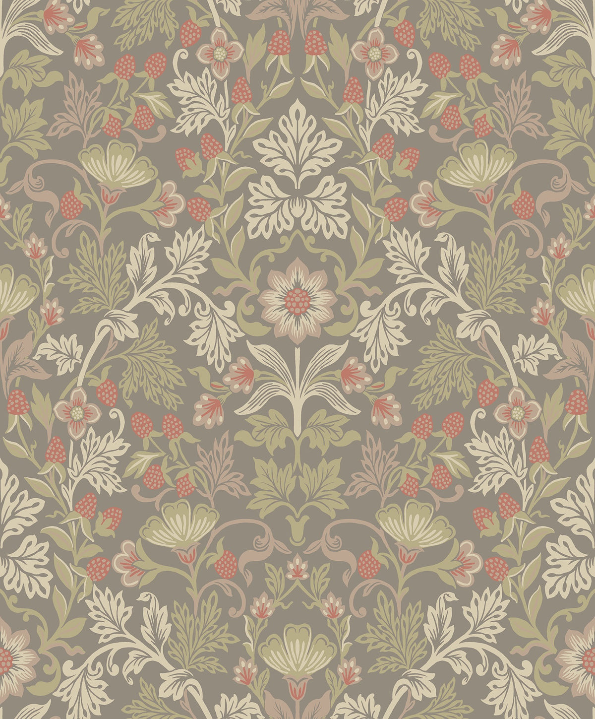 Eijffinger behang Posy 316007 strawberry fields taupe
