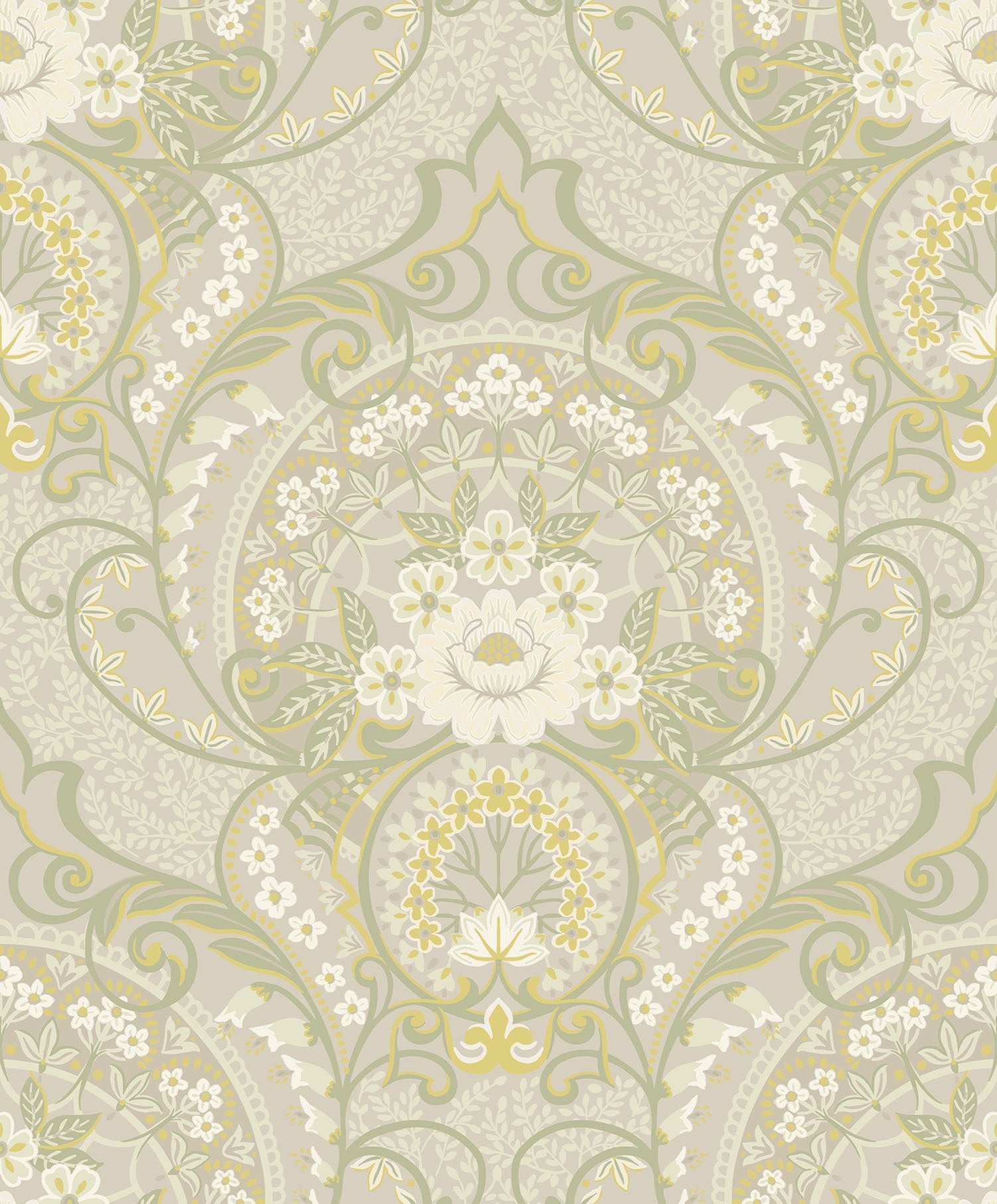 Eijffinger behang Posy 316010 victoria light cream