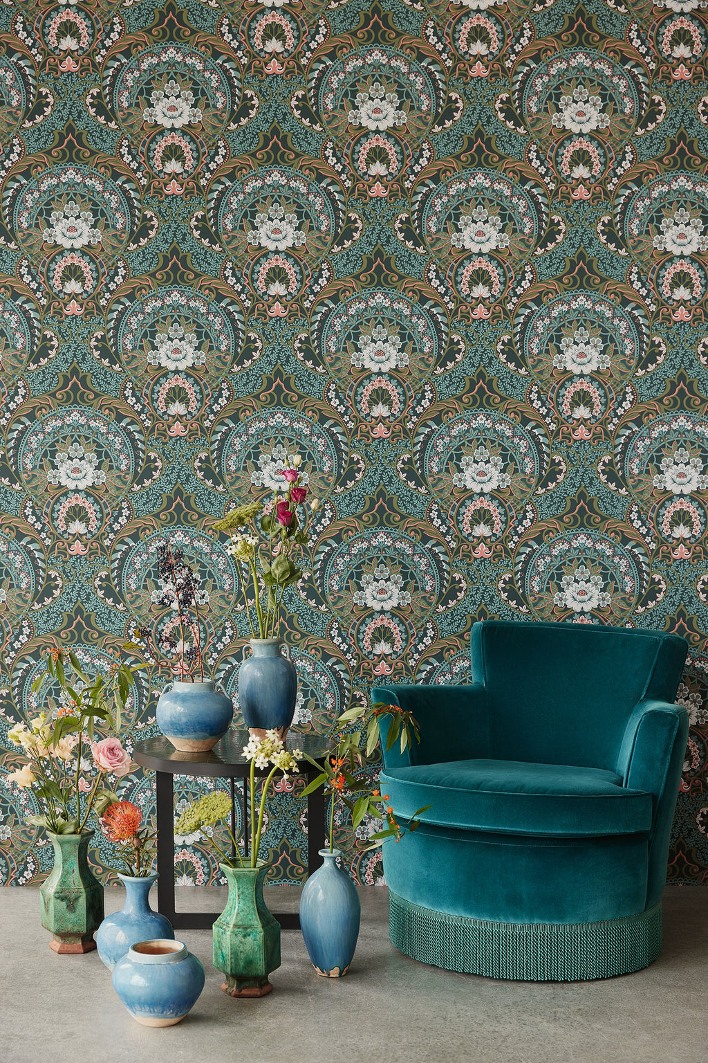 Eijffinger behang Posy 316015 in interieur