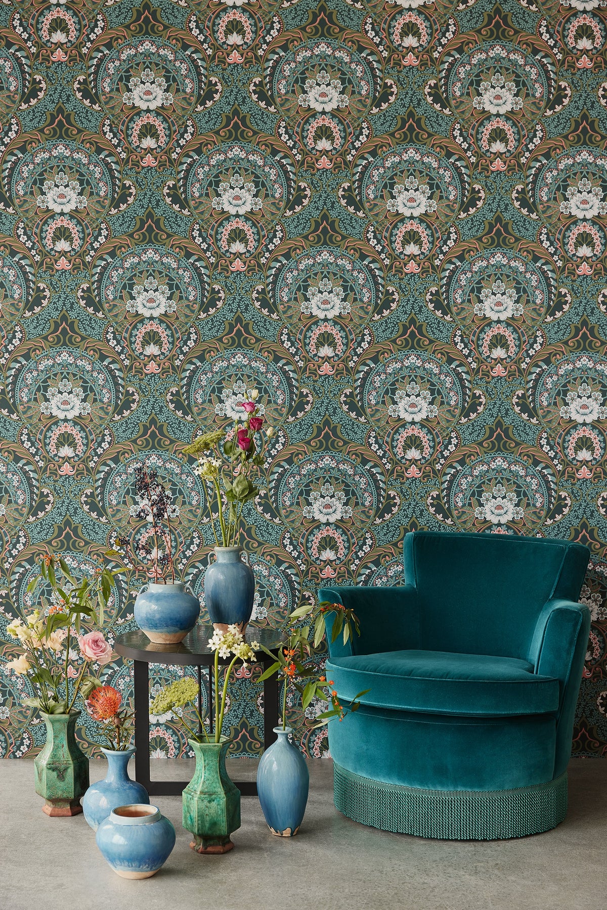 Eijffinger behang Posy 316015 in interieur