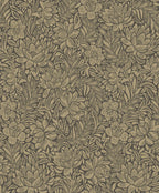 Eijffinger behang Posy 316022 chesnut rose charcoal