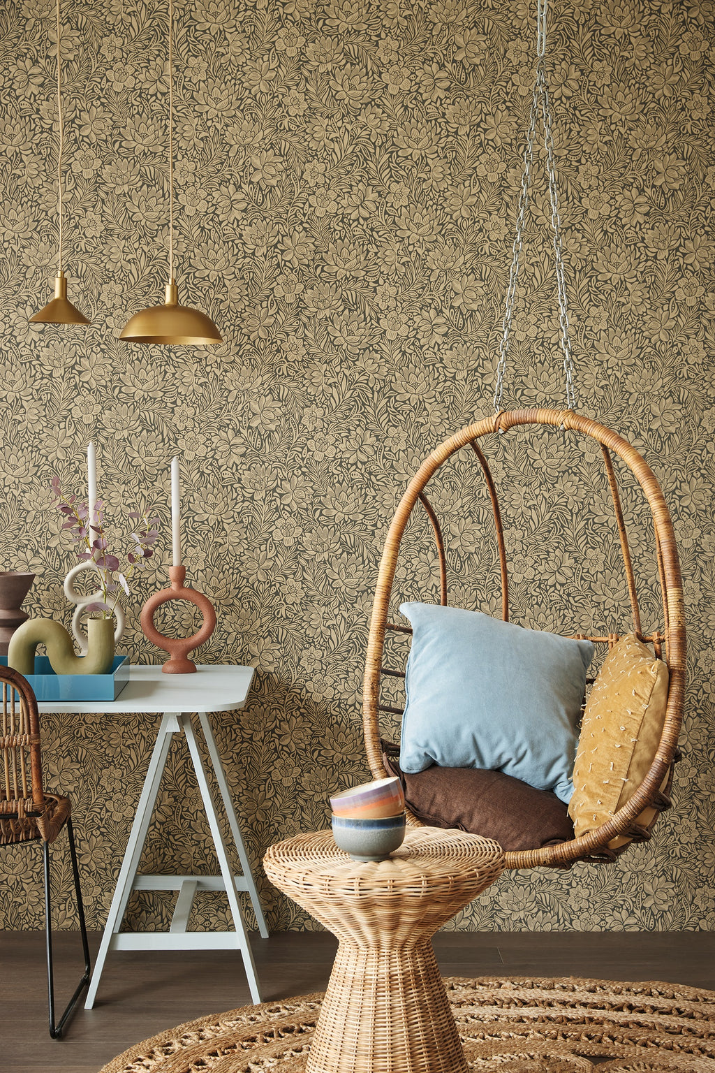 Eijffinger behang Posy 316022 in interieur