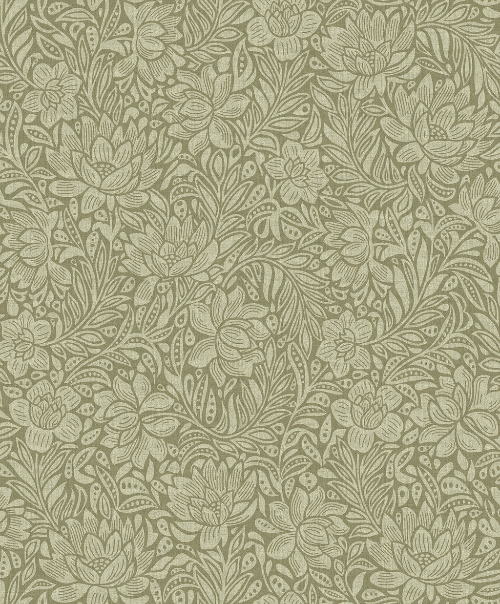 Eijffinger behang Posy 316024 chesnut moss