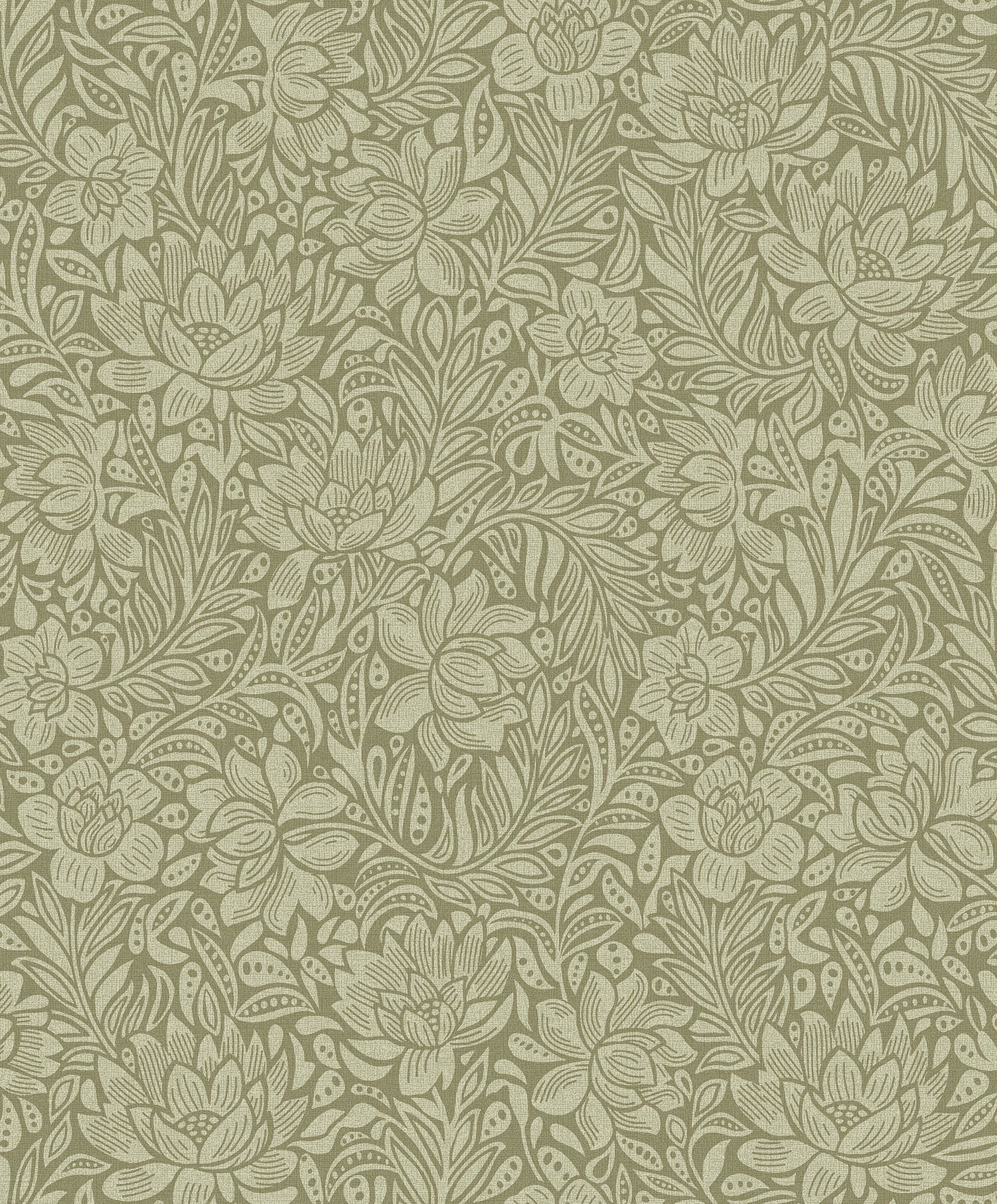 Eijffinger behang Posy 316024 chesnut moss
