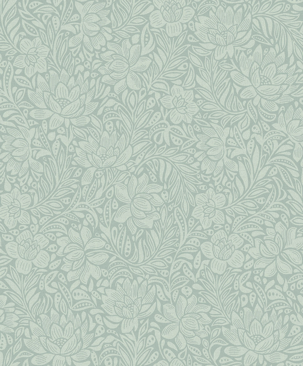 Eijffinger behang Posy 316025 chesnut celadon