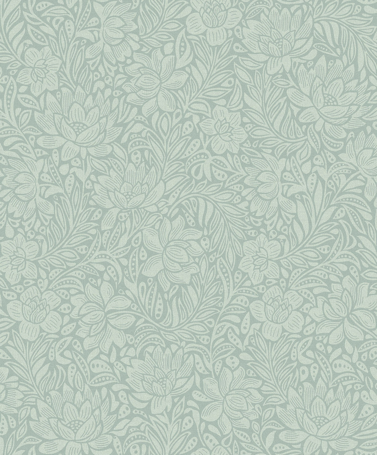 Eijffinger behang Posy 316025 chesnut celadon