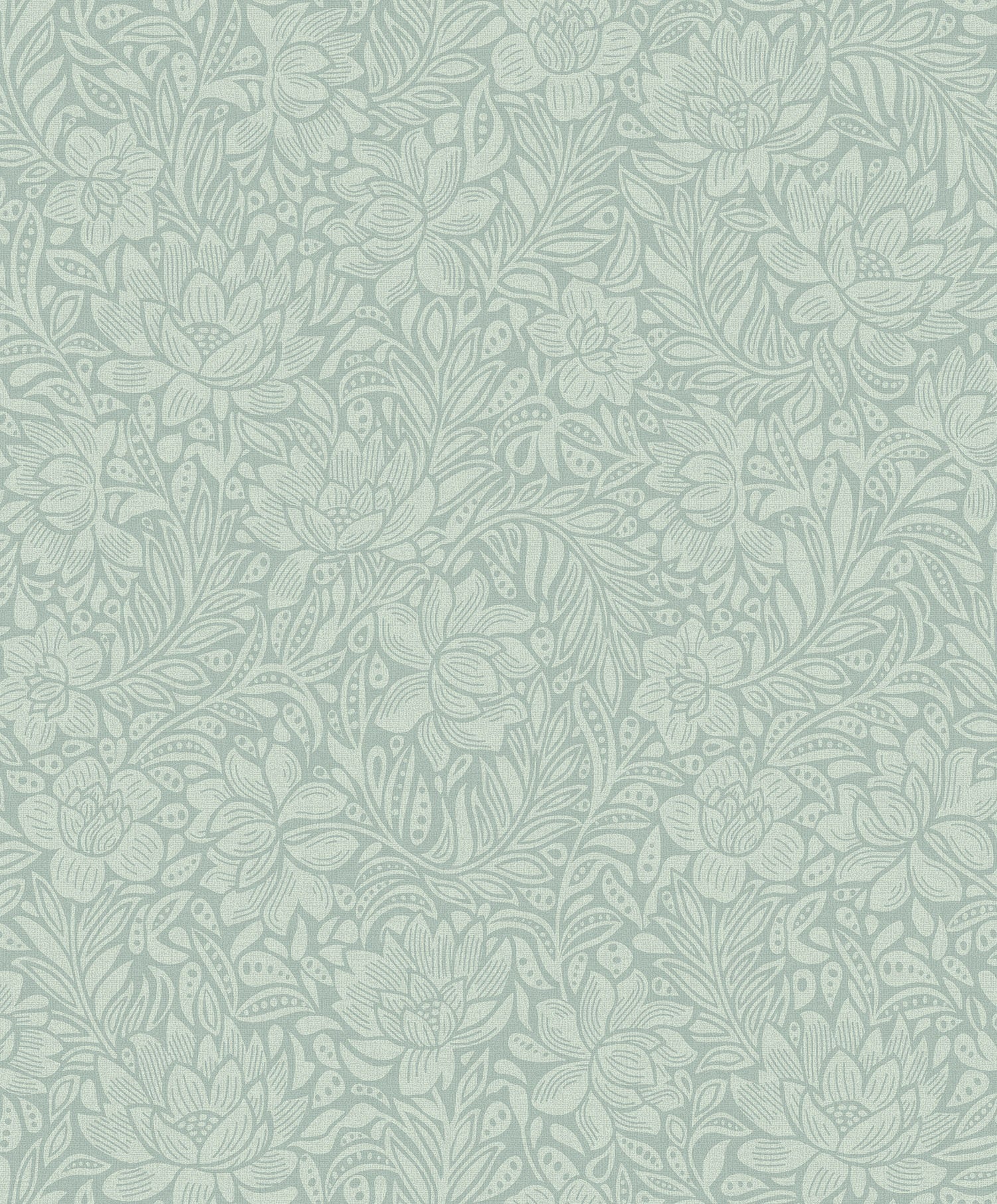 Eijffinger behang Posy 316025 chesnut celadon