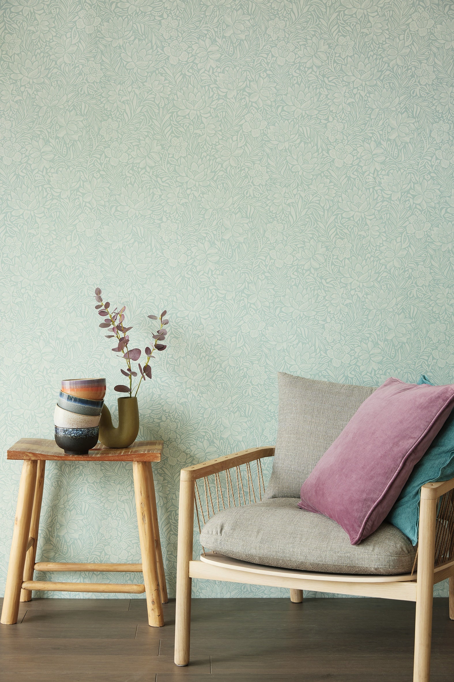 Eijffinger behang Posy 316025 in interieur
