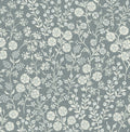 Eijffinger behang Posy 316046 foliage silver blue