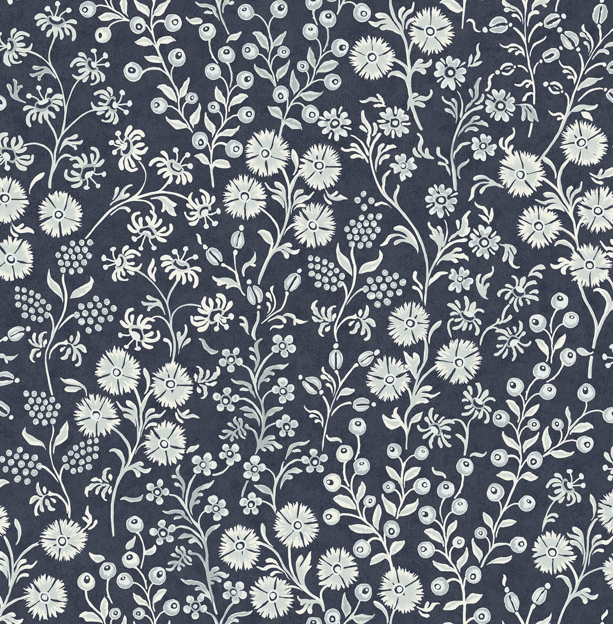 Eijffinger behang Posy 316047 foliage indigo