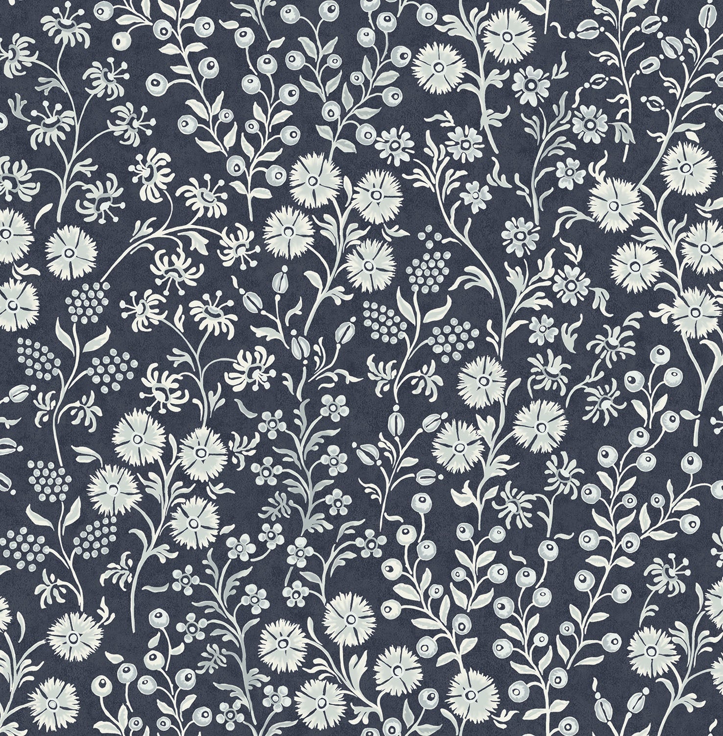 Eijffinger behang Posy 316047 foliage indigo