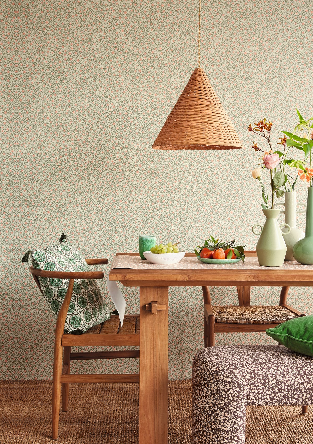Eijffinger behang Posy 316050 in interieur