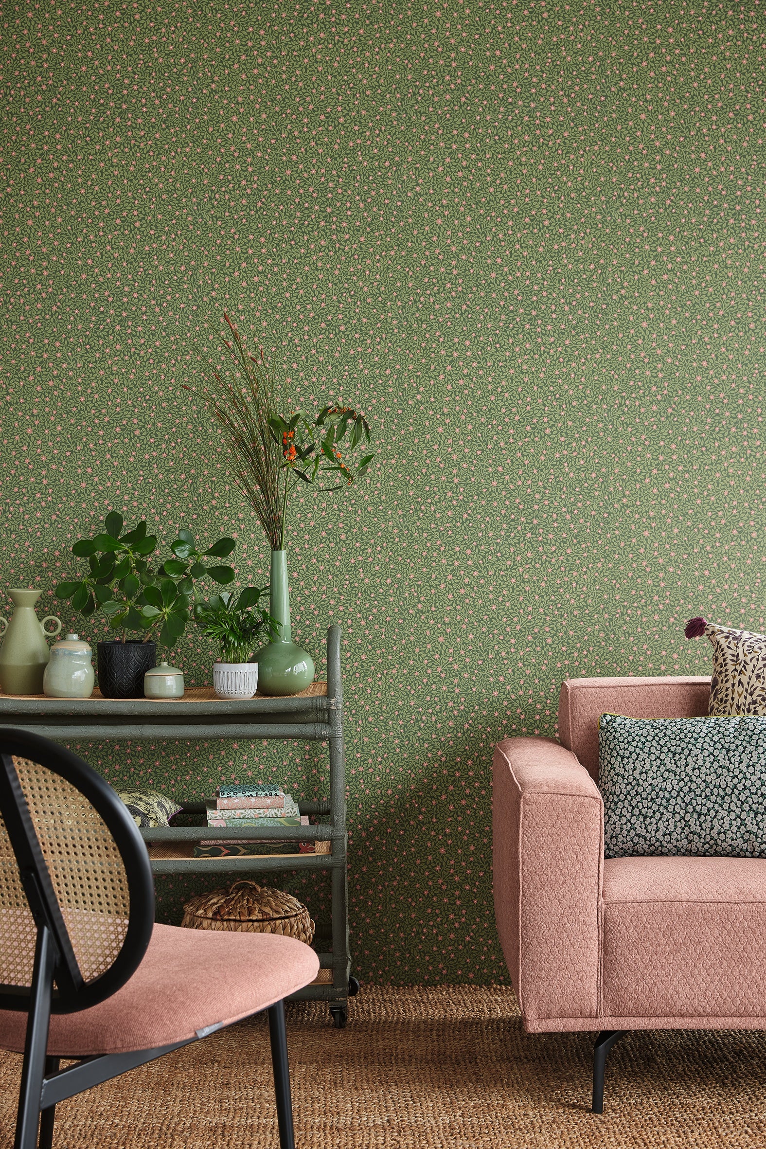 Eijffinger behang Posy 316055 in interieur