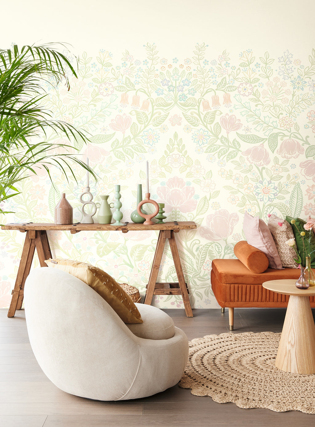 Eijffinger behang Posy 316080 in interieur