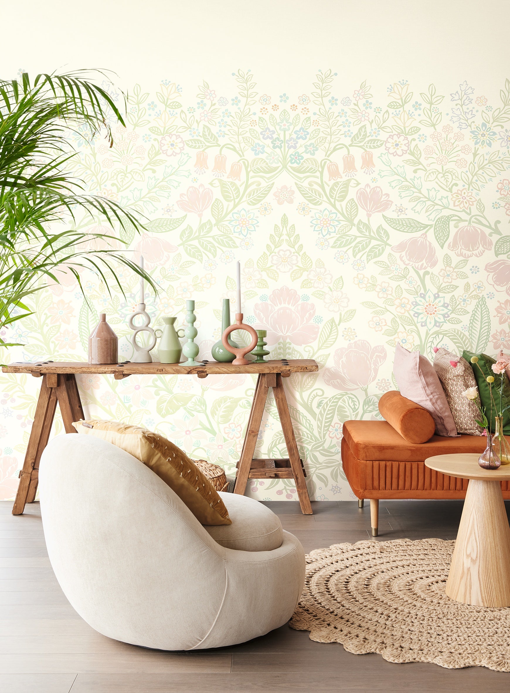 Eijffinger behang Posy 316080 in interieur