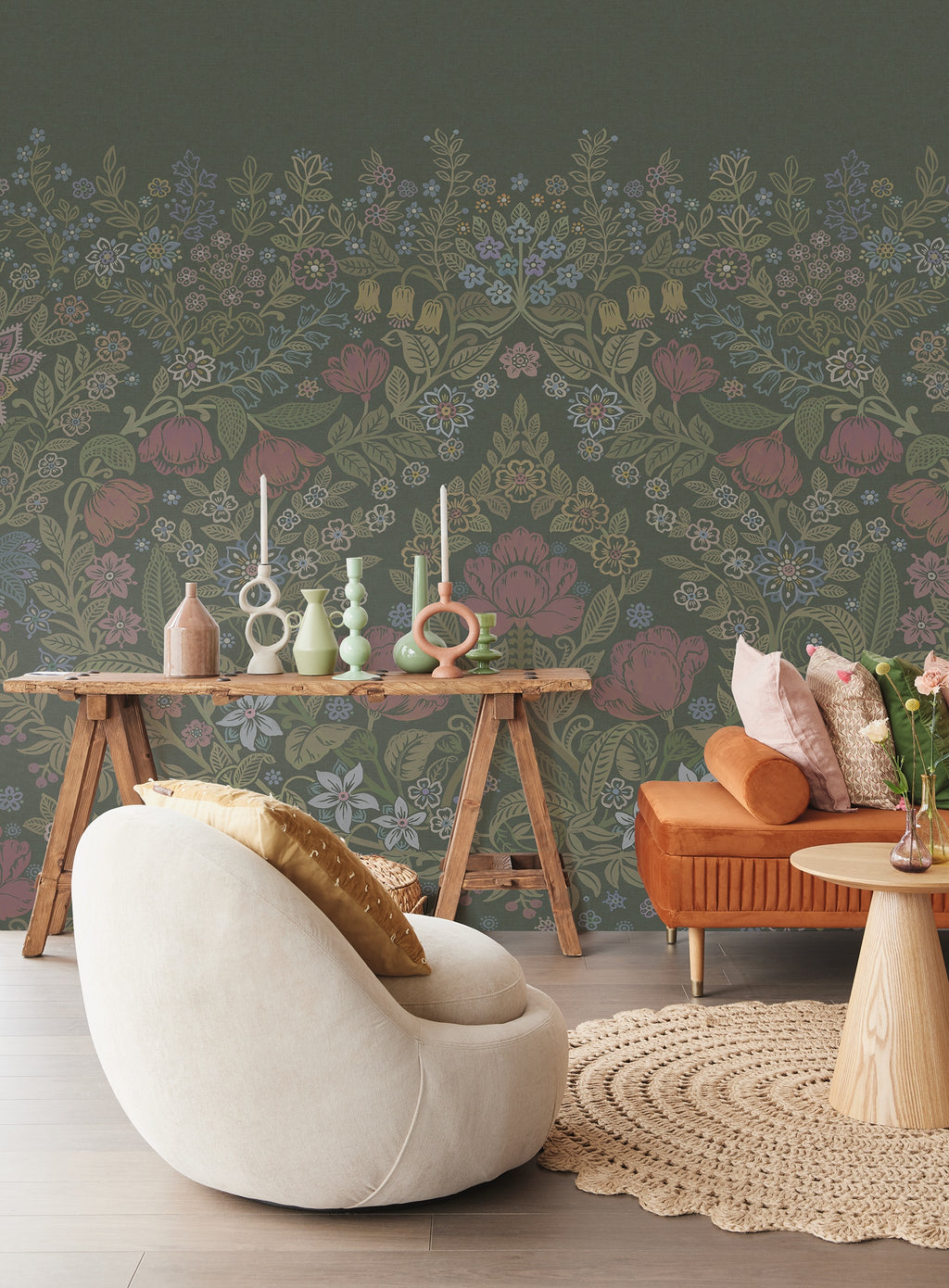 Eijffinger behang Posy 316081 in interieur