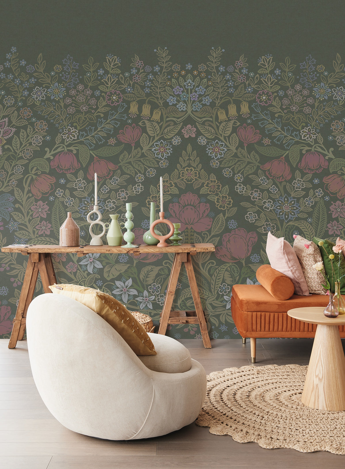 Eijffinger behang Posy 316081 in interieur