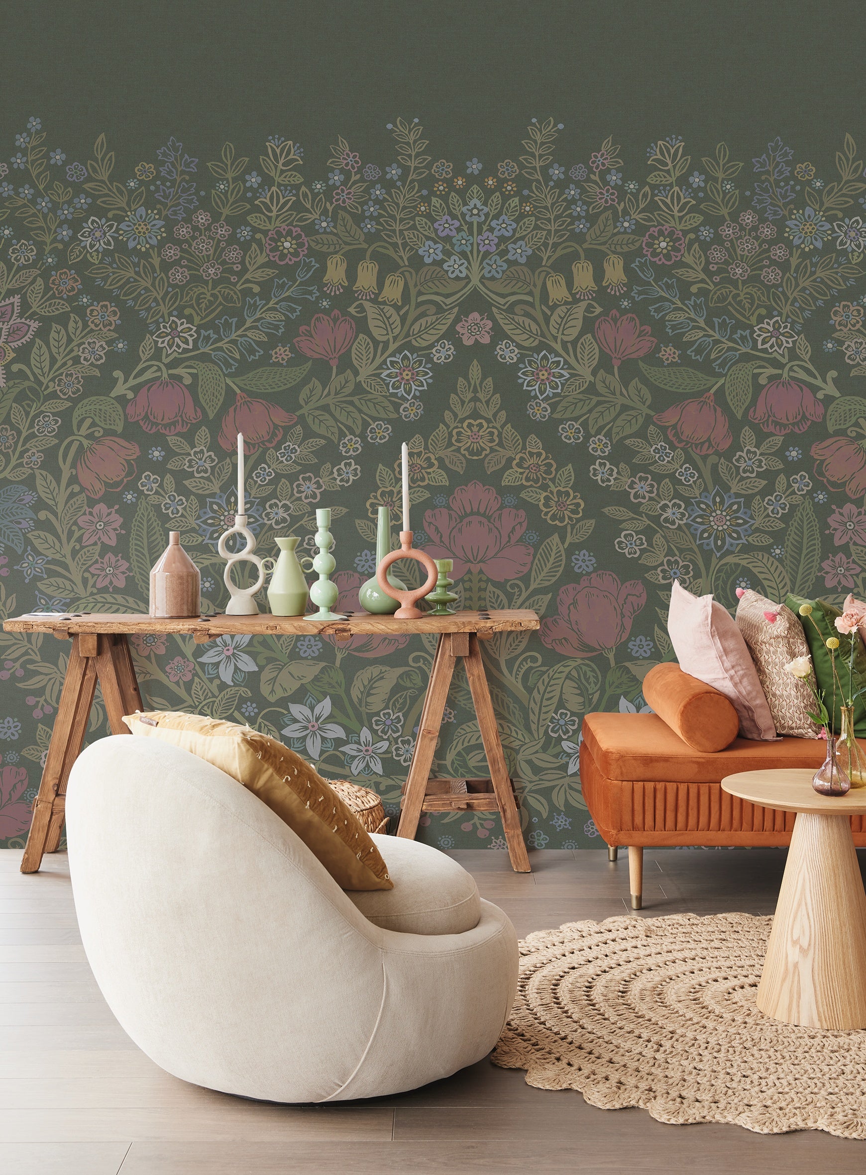 Eijffinger behang Posy 316081 in interieur