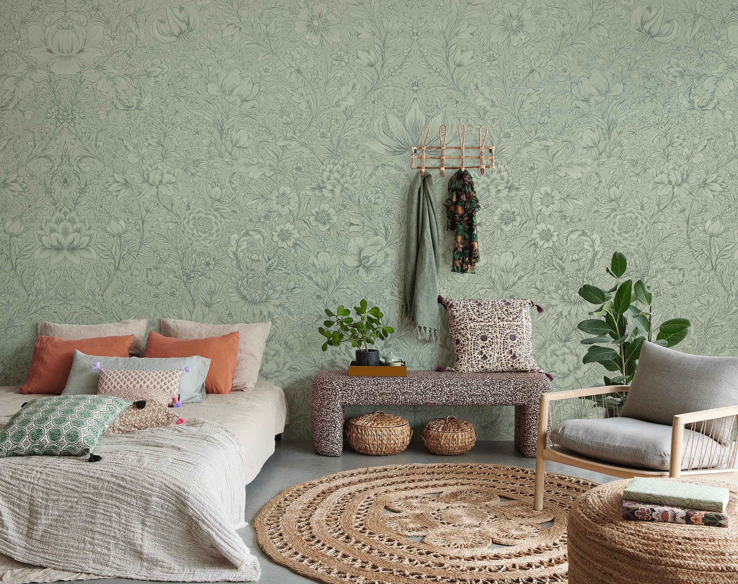 Eijffinger behang Posy 316084 in interieur