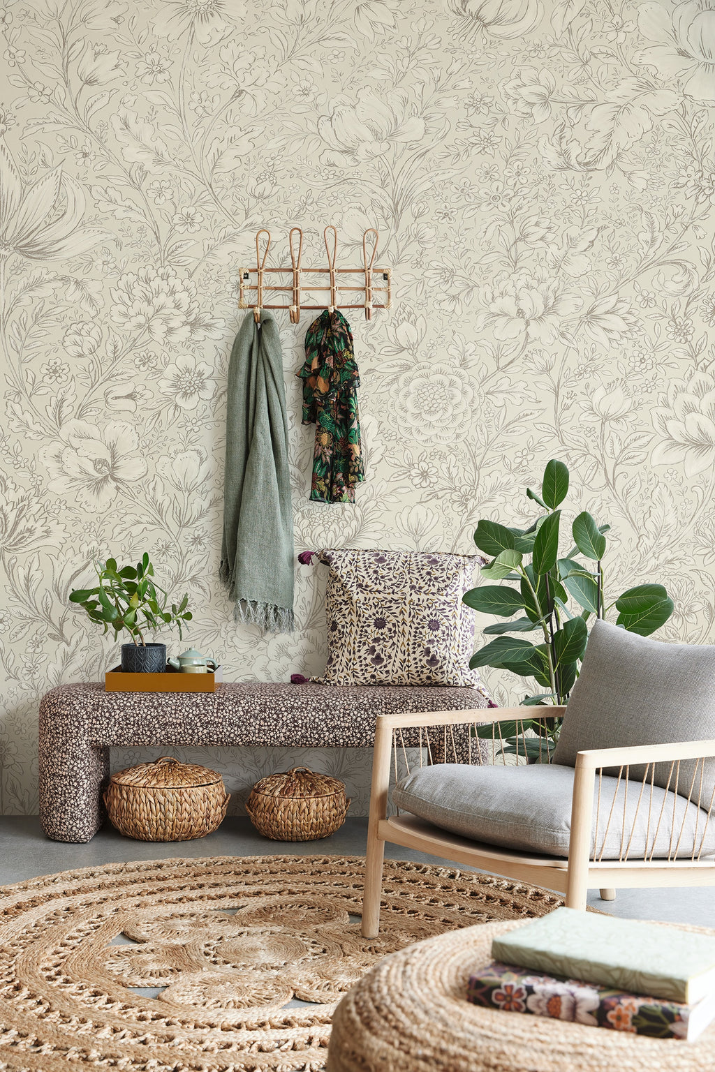Eijffinger behang Posy 316087 in interieur