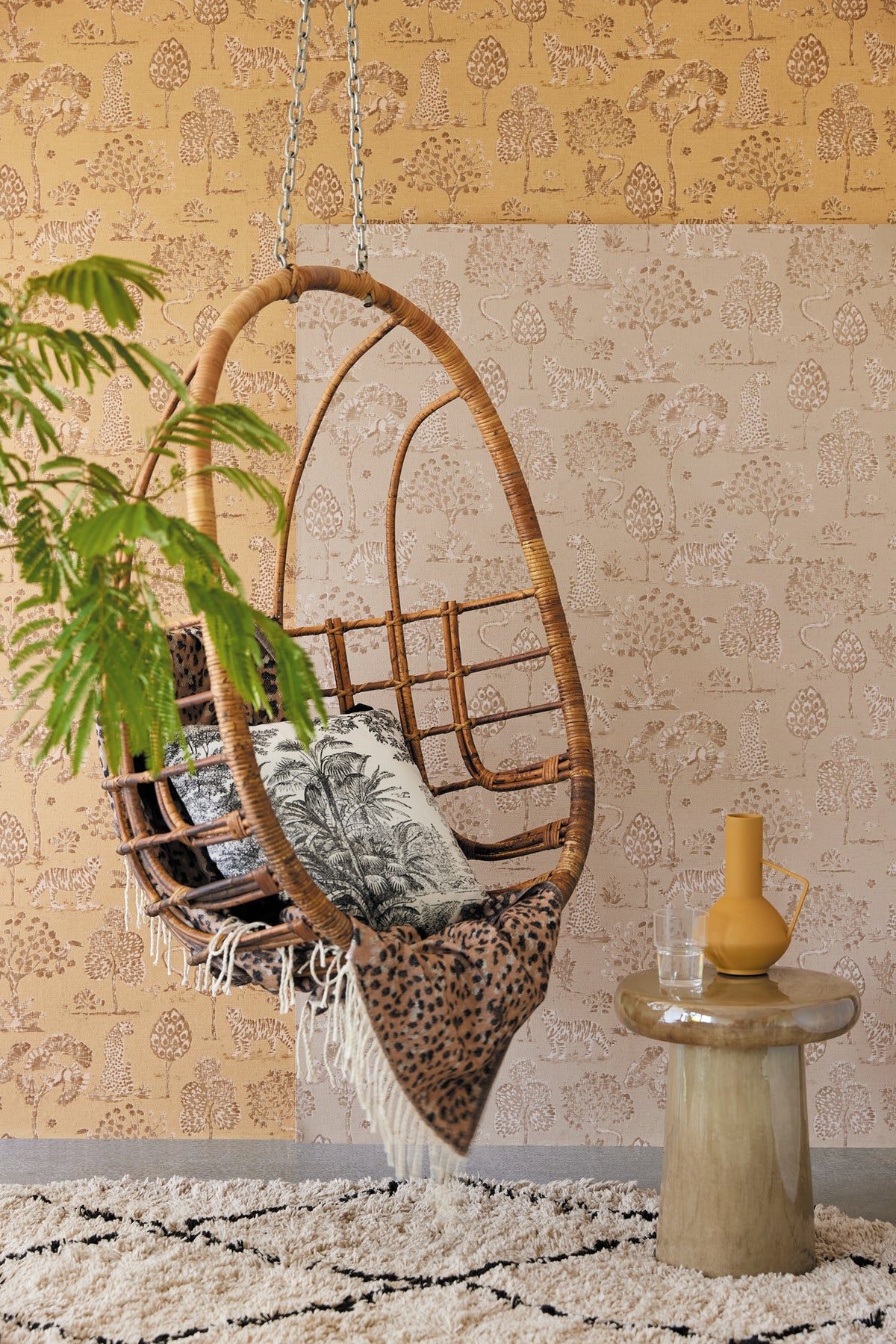 Eijffinger behang Oasis 317314 in interieur
