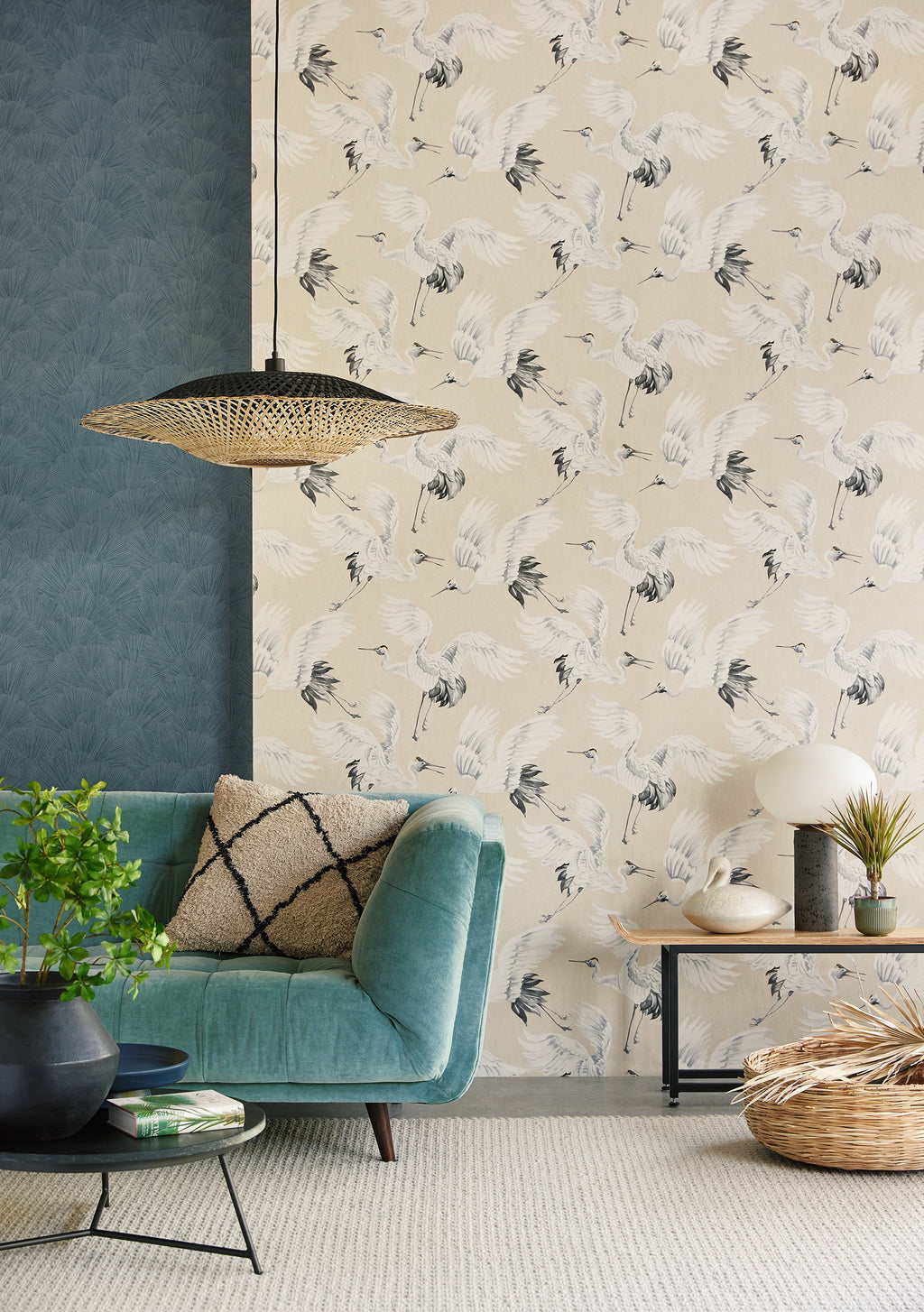 Eijffinger behang Oasis 317333 in interieur