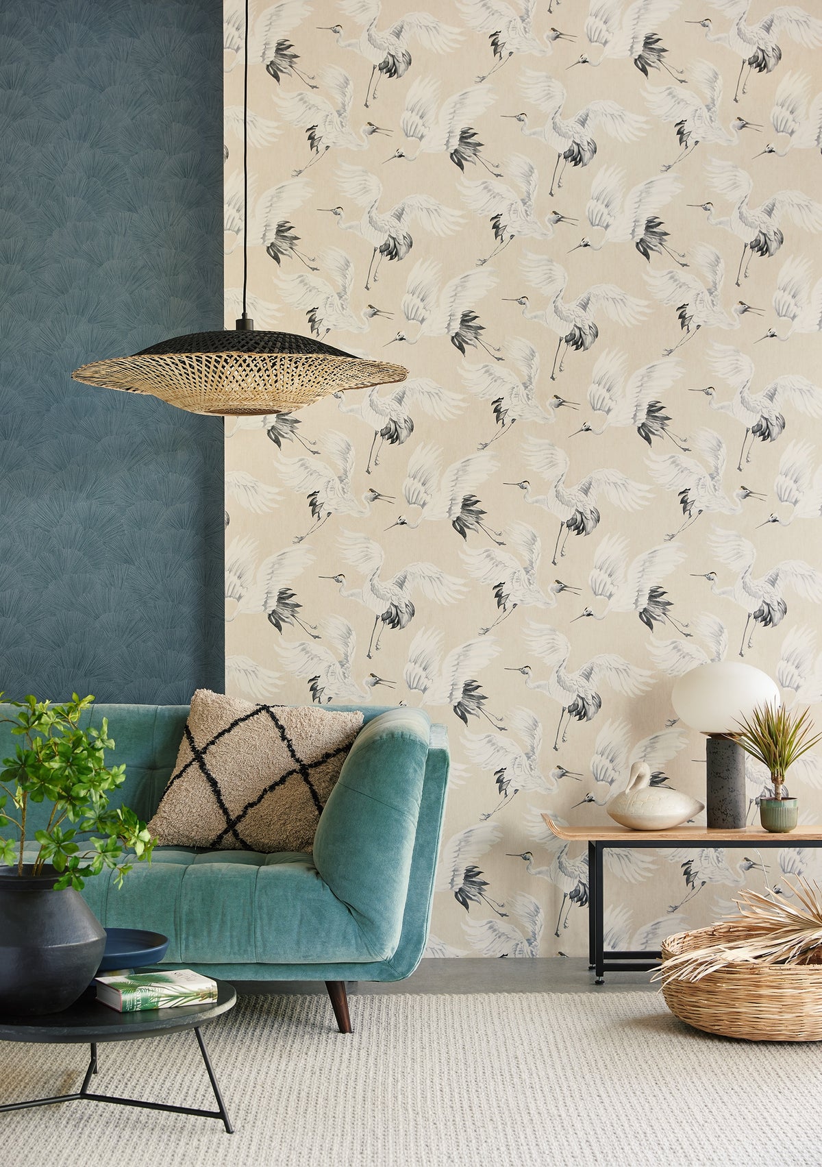 Eijffinger behang Oasis 317350 in interieur