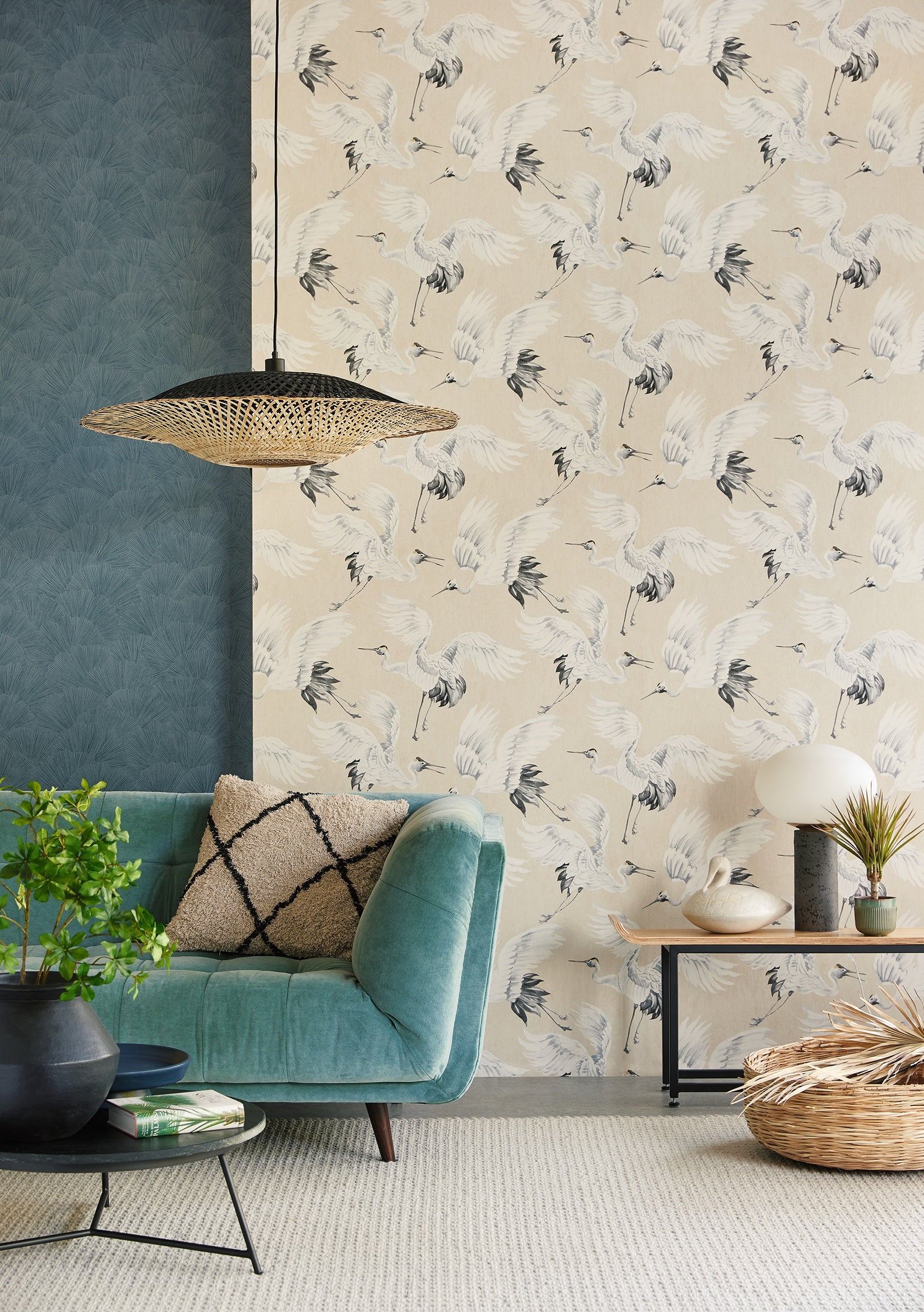 Eijffinger behang Oasis 317350 in interieur