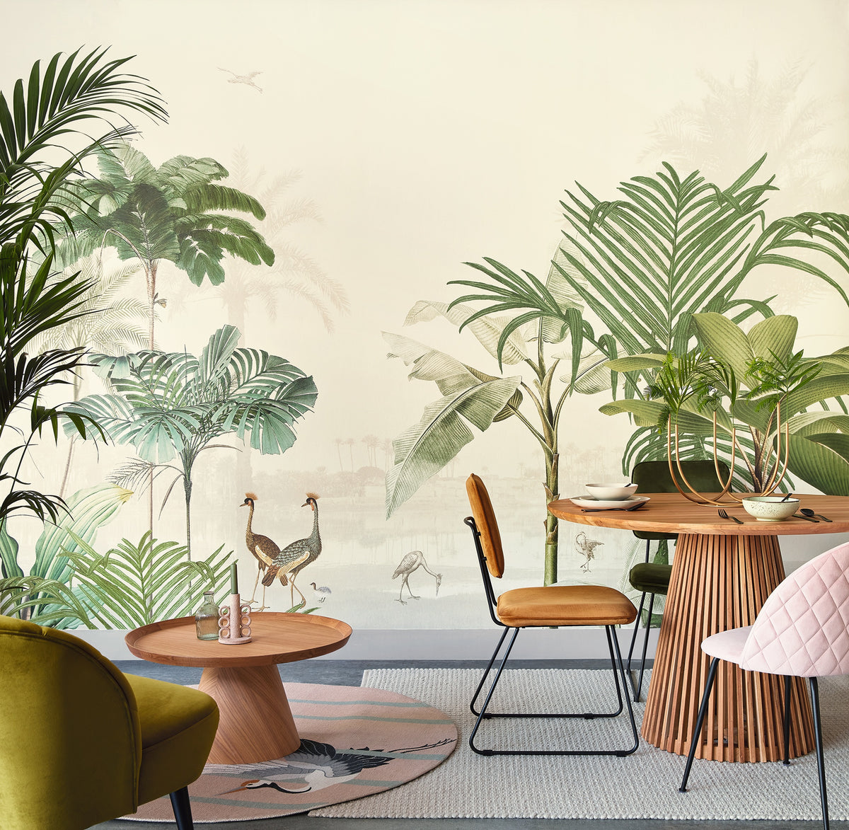 Eijffinger behang Oasis 317400 in interieur