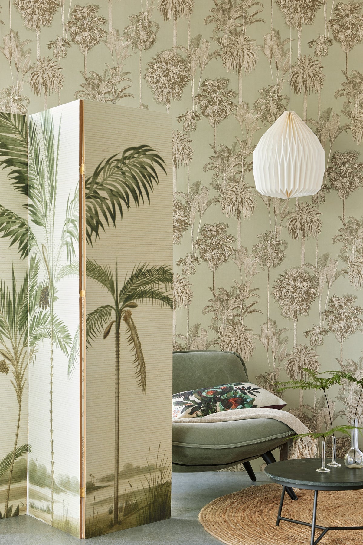 Eijffinger behang Oasis 317405 in interieur