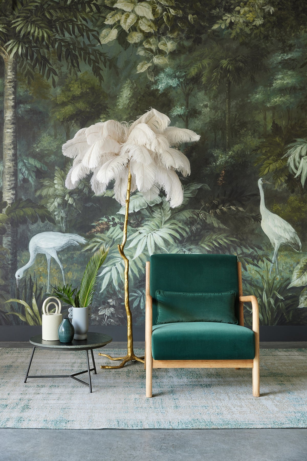 Eijffinger behang Oasis 317408 in interieur
