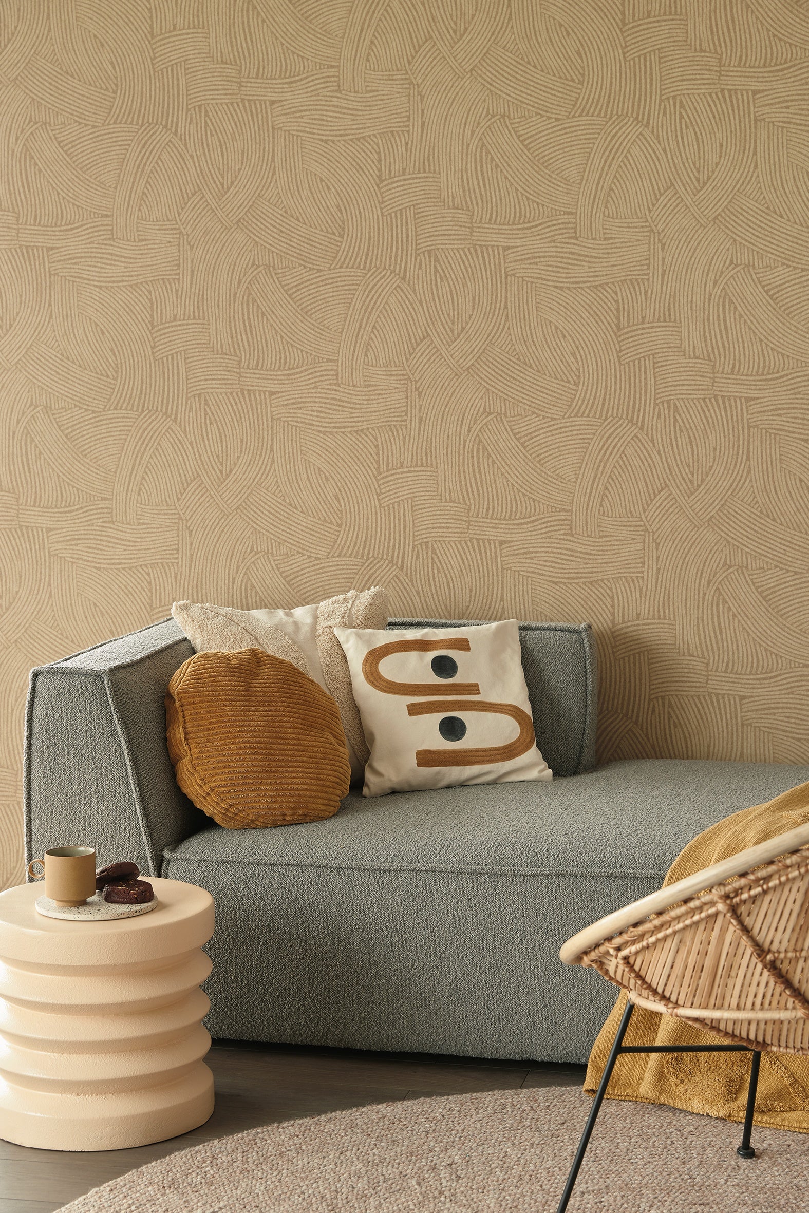Eijffinger behang Twist 318012 in interieur