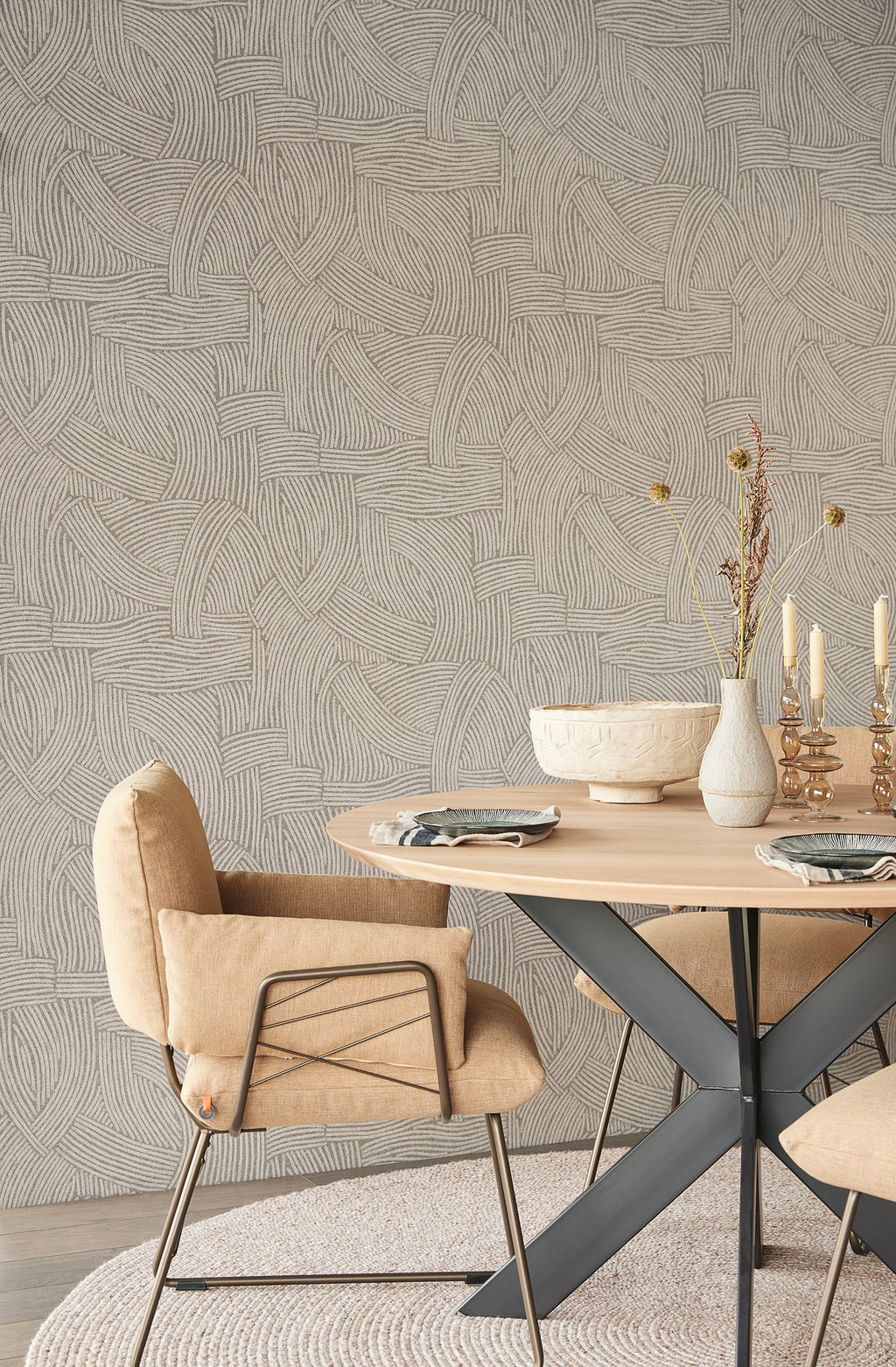 Eijffinger behang Twist 318015 in interieur