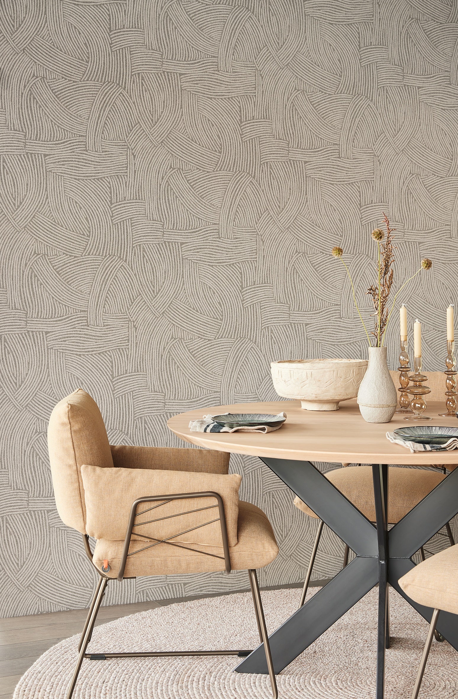 Eijffinger behang Twist 318015 in interieur
