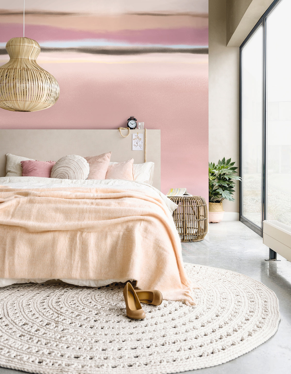 Eijffinger behang Twist 318070 upside down in interieur