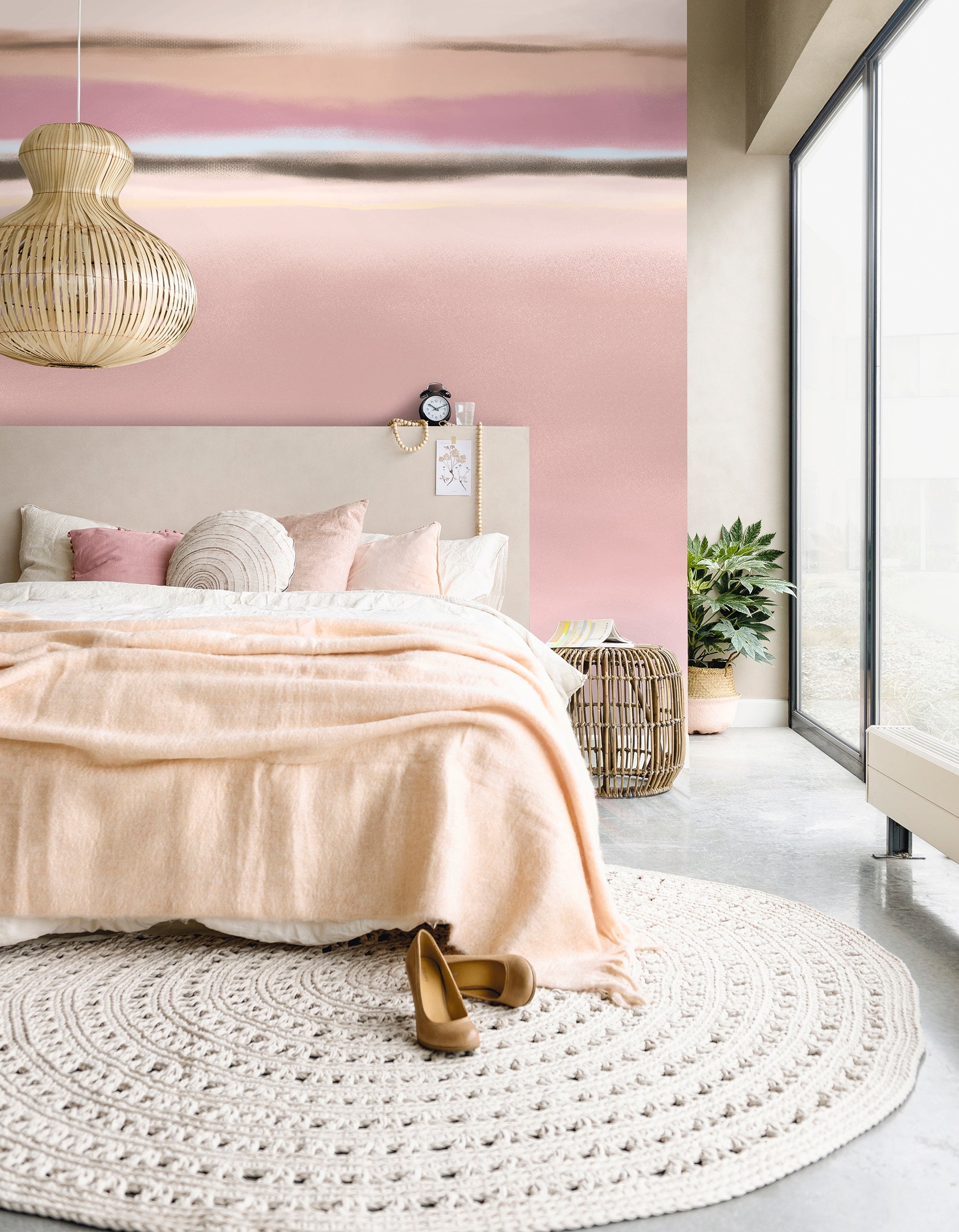 Eijffinger behang Twist 318070 upside down in interieur