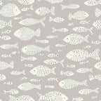 Eijffinger behang Explore 323003 fishes grey