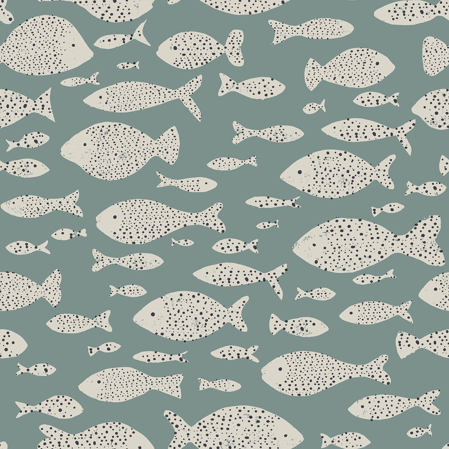 Eijffinger behang Explore 323005 fishes sea green