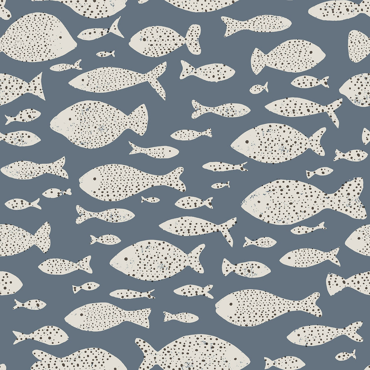 Eijffinger behang Explore 323006 fishes indigo